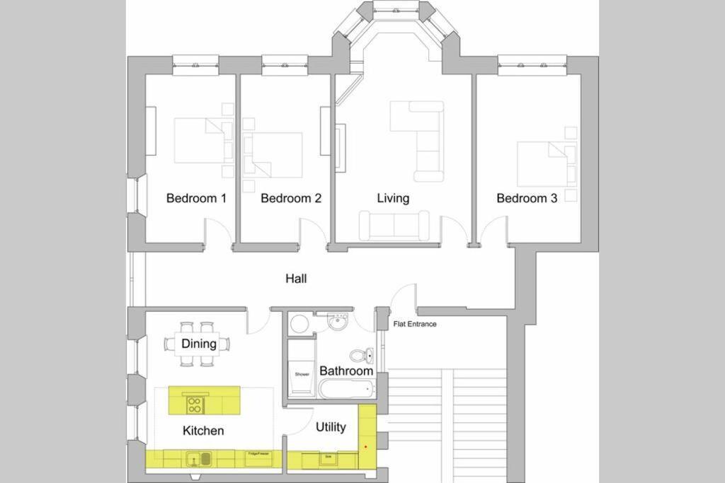 Royal Bank Flat Apartamento Oban Exterior foto